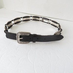 Fossil Leather Chunky Belt